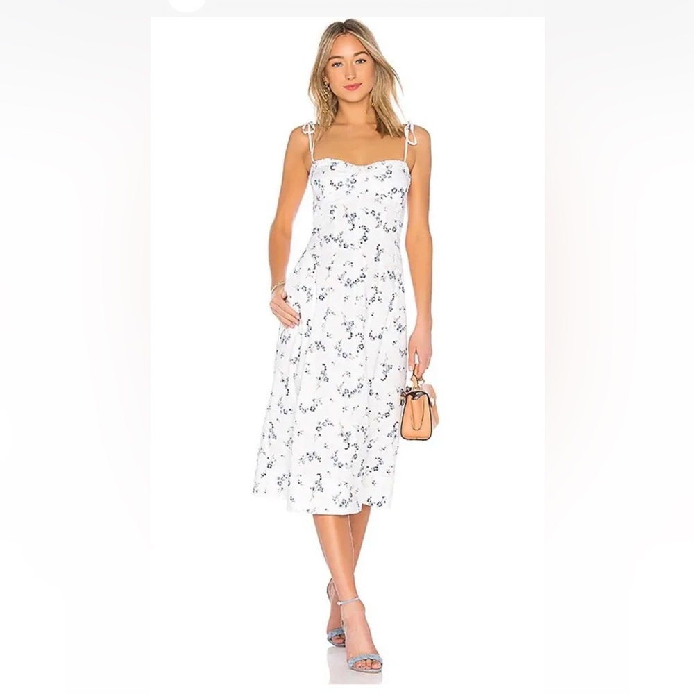 Rebecca Taylor White Floral Dress
